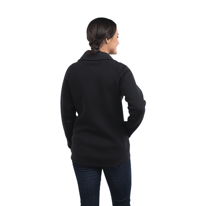 Custom Women's KARIBA Knit Jacket - Black - Back
