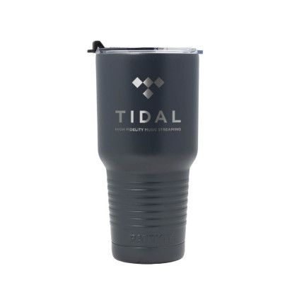 Logo Engraved Patriot 30 oz Color Tumbler - Gray