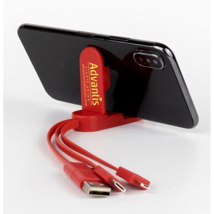 Escalante 5 in 1 Phone Charging Cable Type C and Stand in use