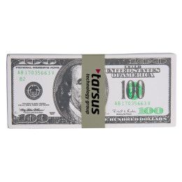 Custom $100 Dollar Bill Stack Stress Reliever with Logo Imprint