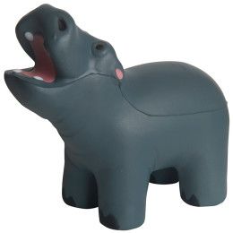 Custom Hippo Stress Reliever - Side