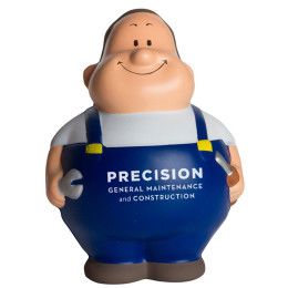 Custom Workman Bert Stress Reliever with Logo Imprint