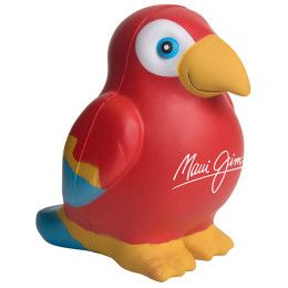 Custom Parrot Stress Reliever with Logo Imprint