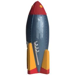 Custom Rocket Stress Reliever with Logo Imprint