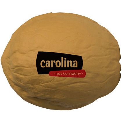 Custom Walnut Stress Reliever with Logo Imprint