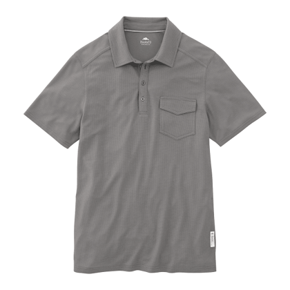 Custom Men's LUNENBURG Roots73 Short Sleeve Polo - Quarry