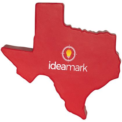 Custom Texas Stress Reliever with Logo Imprint