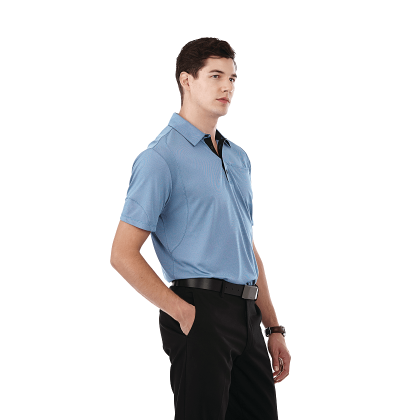 Custom Men's TORRES Short Sleeve Polo - Invictus - Side