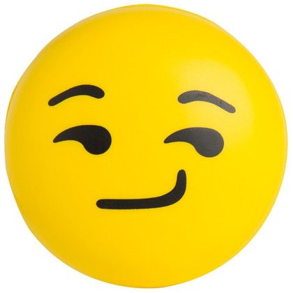 Custom Smirk Emoji Stress Reliever Custom Smirk Emoji Stress Reliever