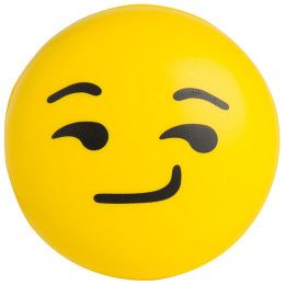 Custom Smirk Emoji Stress Reliever 