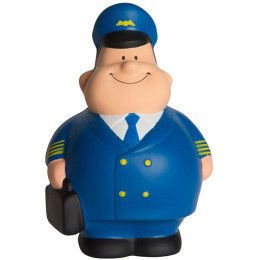 Custom Modern Airline Pilot Bert Stress Reliever