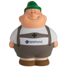 Custom Bavarian Bert Stress Reliever with Logo Imprint