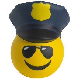 Custom Police Officer Emoji Hat Stress Reliever