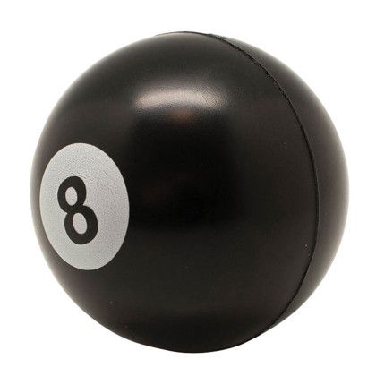 Custom 8-Ball Stress Reliever