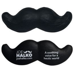 Custom Moustache Stress Reliever with Logo Imprint