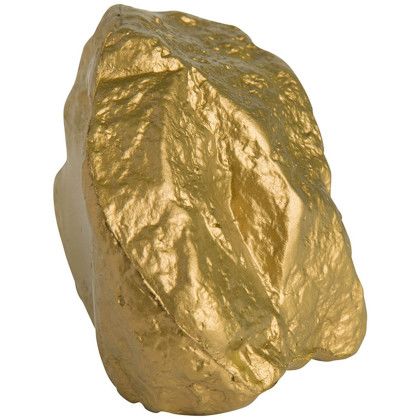 Custom Gold Nugget Stress Reliever