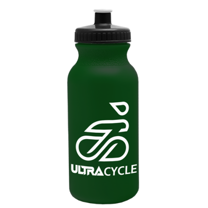 Custom Omni Circular - 20 Oz. Bike Bottle - Dark Green