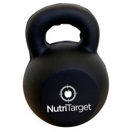 Custom Kettle Bell Stress Reliever with Logo Imprint