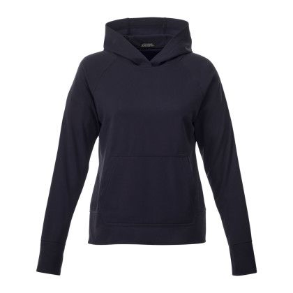 Custom Women's COVILLE Knit Hoodie with Thumb Holes - Navy Blue