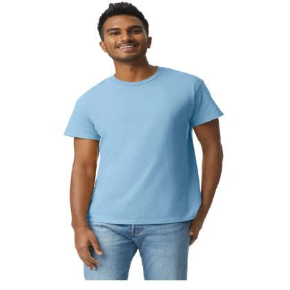 Custom Gildan Adult Ultra Cotton T-shirt - Light Blue