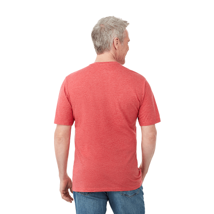 Custom Men's Sarek Short Sleeve Tee - Team Red - Back
