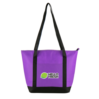 Custom Newport Cooler Bag - Purple