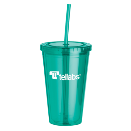 Custom 16 oz. Everyday Plastic Tumbler - Teal