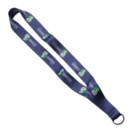 Custom 1" Polyester Dye Sublimated Lanyard with Logo 