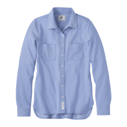 Custom Women's BAYWOOD Roots73 Shirt - Solace Blue