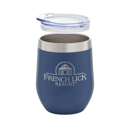 Custom 12 oz. Napa Stemless Wine Tumbler - Navy Blue Custom 12 oz. Napa Stemless Wine Tumbler - Navy Blue