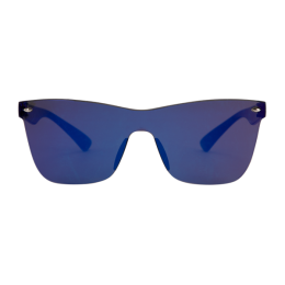 Custom Sunnies - Mirror Coated Sunglasses - Blue