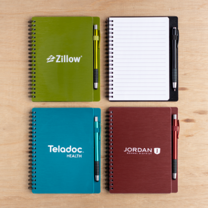 Mercury Notebook Set with Matching Stylus Pen - Interior