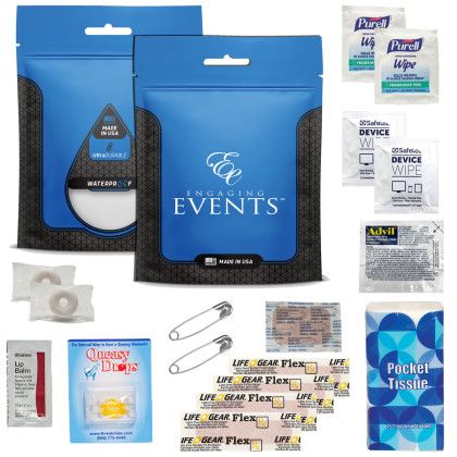 Custom Wedding Survival Kit - Blue