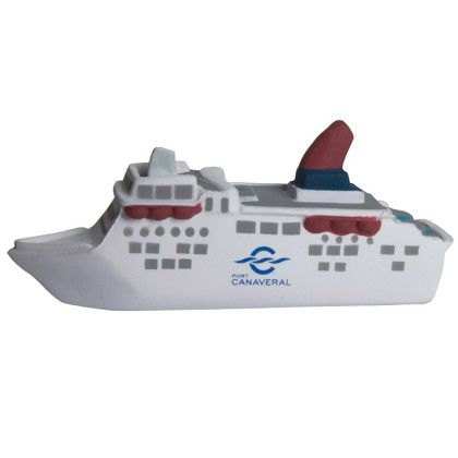 Custom Cruise Ship Stress Reliever with Logo Imprint