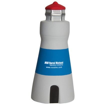 Custom Lighthouse Stress Reliever with Logo Imprint