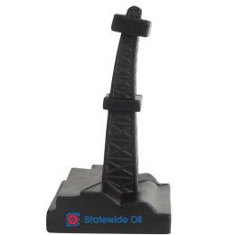 Custom Oil Derrick Stress Reliever with Logo Imprint