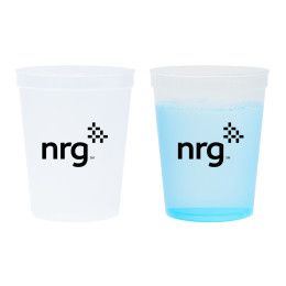 Blue Promotional Color Changing Stadium Cup-16 oz