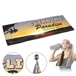 Custom THE OLYMPUS Full Color Waffle Weave Sports & Gym Towel Custom THE OLYMPUS Full Color Waffle Weave Sports & Gym Towel