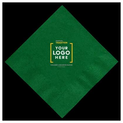 Custom Colored Luncheon Napkins - Green