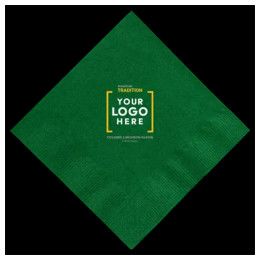 Custom Colored Luncheon Napkins - Green