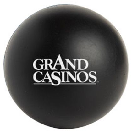 Custom Easy Stress Ball with Logo Imprint - Black Custom Easy Stress Ball with Logo Imprint - Black