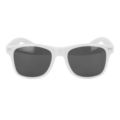 Custom RPET Sunglasses - White - Front