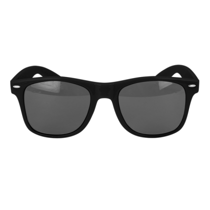 Custom RPET Sunglasses - Black - Front