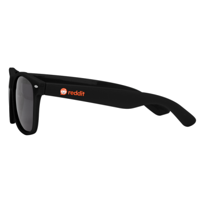 Custom RPET Sunglasses - Black - Side