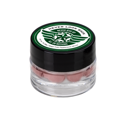 Custom Single Jar Cap with Mints - Black