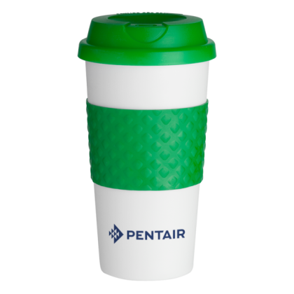 Custom 16 oz. Wake-Up Classic Coffee Cup - Green