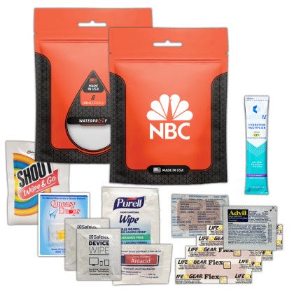 Custom Eveready Tradeshow Survival Kit - Orange