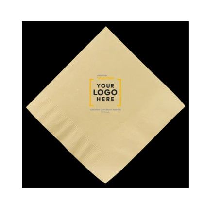 Custom Colored Luncheon Napkins - Ivory