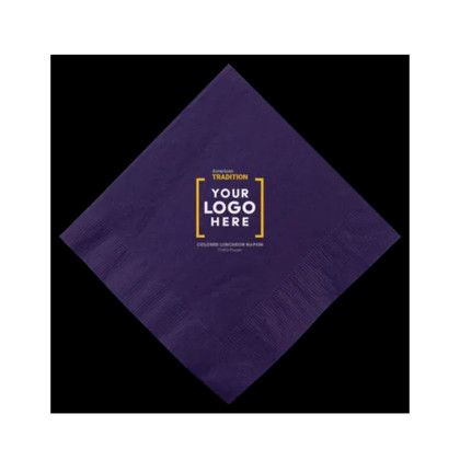 Custom Colored Luncheon Napkins - Purple