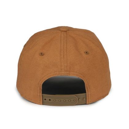 Custom DUK Canvas Snapback - Brown - Back